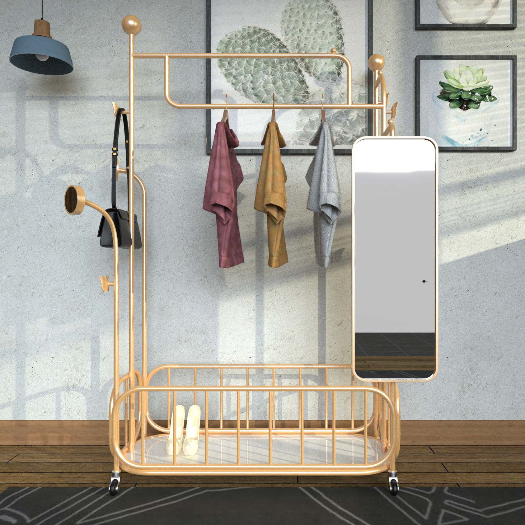 多功能衣帽架,MULTIFUNCTIONAL COAT RACK